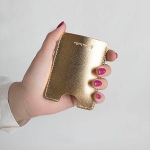 Sand business card holder Women business card Credit card holder