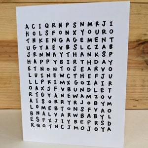Carte de chaque occasion