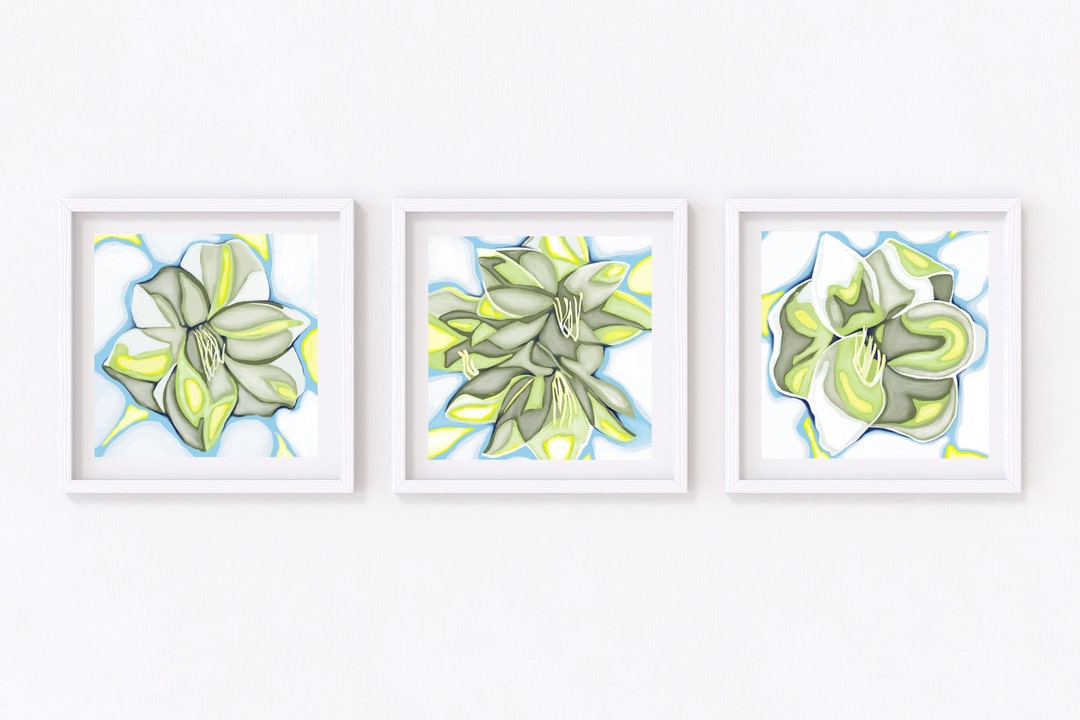Gallery Detail: Buy Set Of 3 Giclée Fine Art Prints Unframed Abstract