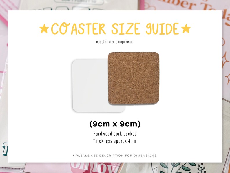 You're Awesome Coaster - You Can Do It, Affirmations, Best Friend, Positivity Coaster, Thank You Gift, Motivational Gift, You're Amazing image 6