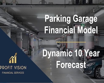 Parking Garage Financial Model – Dynamic 10 Year Forecast