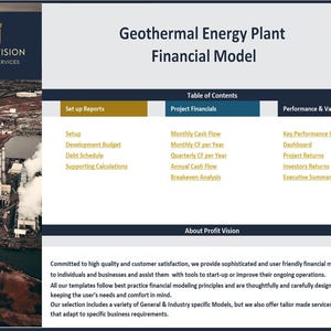 Geotermisk energi – Projektfinansieringsmodell bild 2