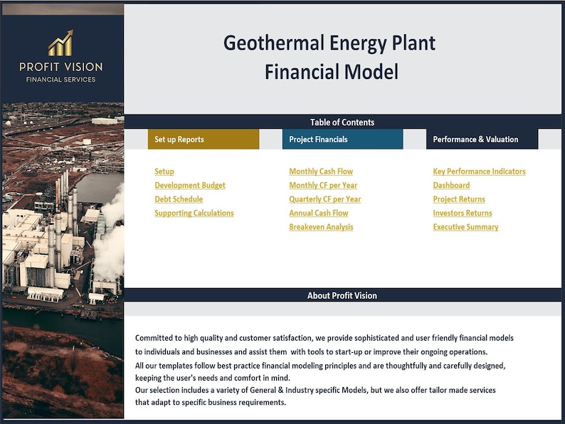 Geotermisk energi – Projektfinansieringsmodell bild 2