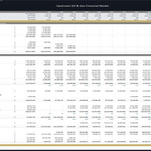 Upstream Oil & Gas Project - 20 Year Financial Model image 8