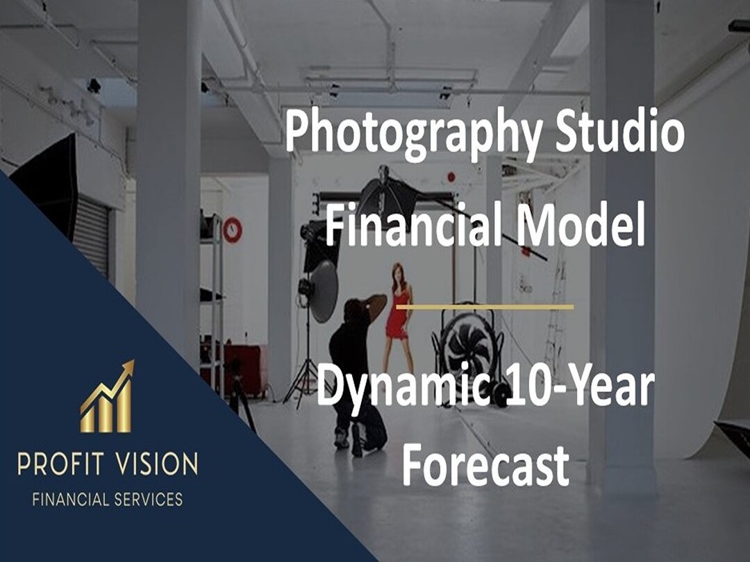Photography Studio Financial Model – Dynamic 10 Year Forecast - Etsy
