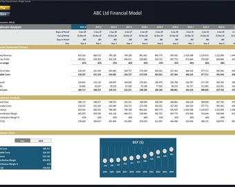 Advanced Financial Model | 10-year Business Plan With DCF