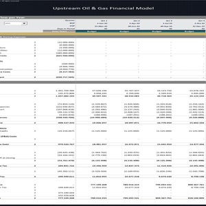Upstream Oil & Gas Project - 20 Year Financial Model image 7