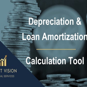 Depreciation & Loan Amortization Schedules | Depreciation | Amortization | Fixed Assets | Loan | Debt | Interest Rate | Excel