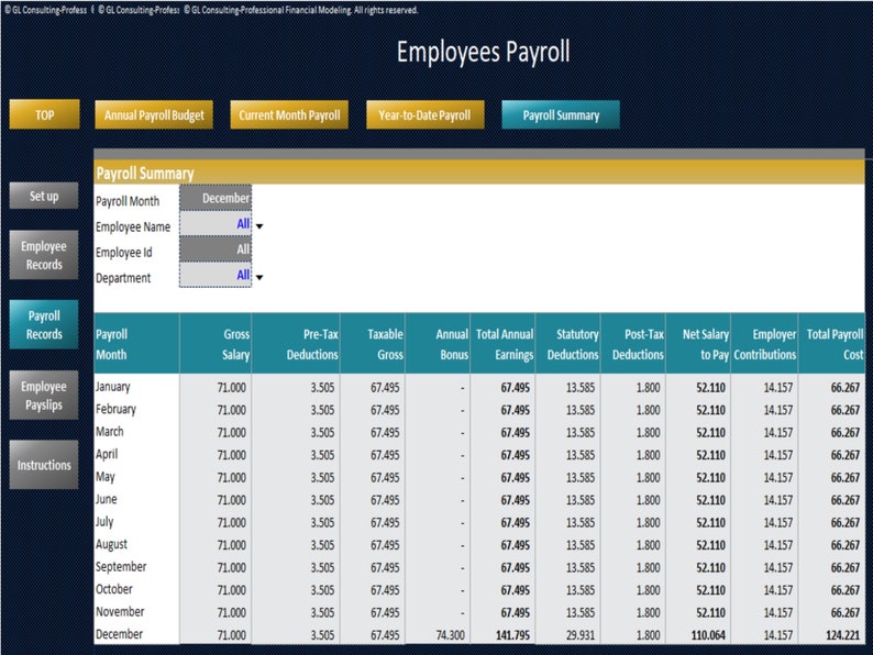 Payroll Calculator for Small Business Payroll Salaries Etsy Australia