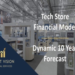 Tech Store Financial Model – Dynamic 10 Year Forecast