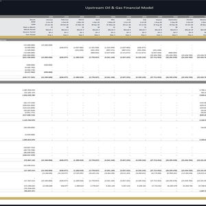 Upstream Oil & Gas Project - 20 Year Financial Model image 6