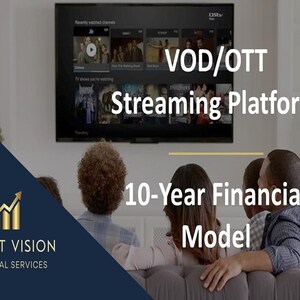 VOD/OTT-strömningsplattform - 10-årig finansiell modell