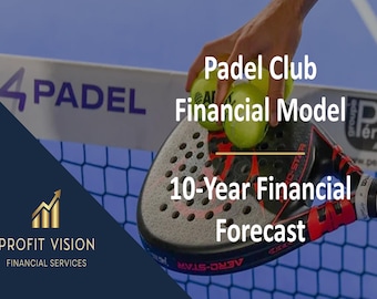 Financieel model padelclub: 10 jaarprognose