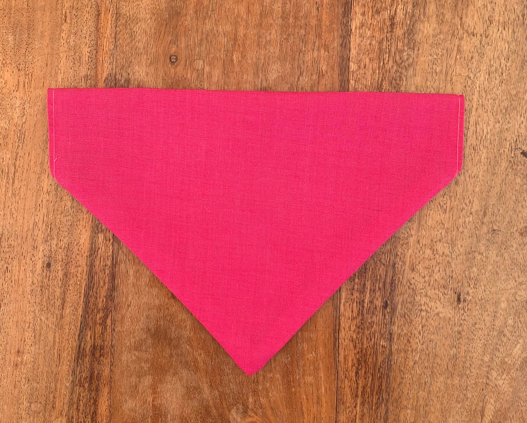 Single Blank Dog Bandanas, Slide on Collars, Mixed Colours & Sizes, Suitable for HTV