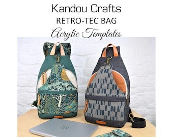 Retro-Tec Bag Acrylic Template Set - Kandou Crafts