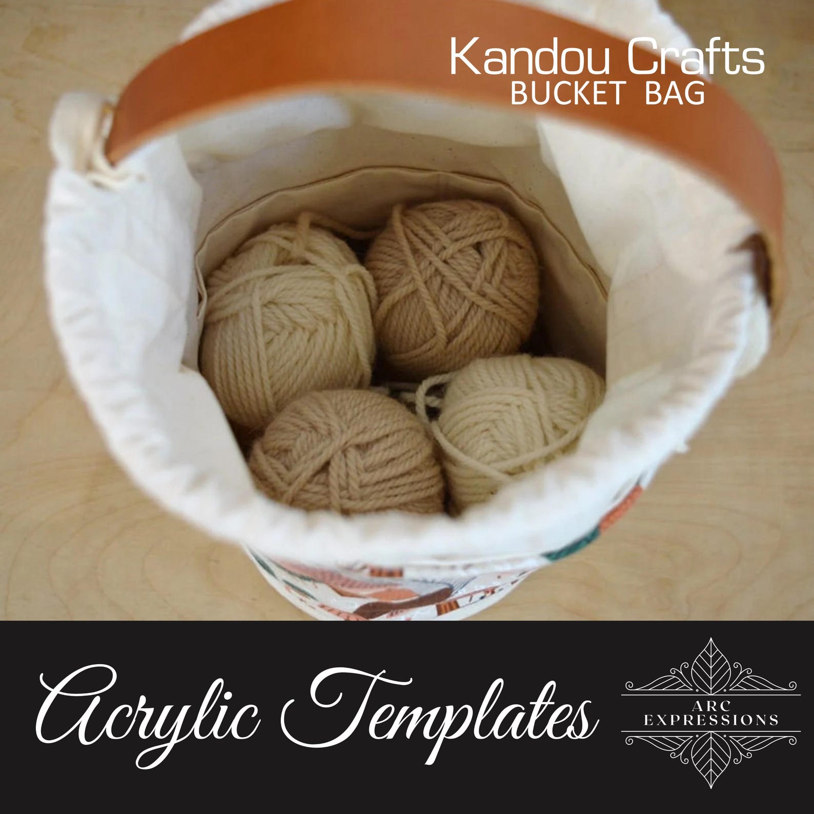 Kandou Crafts Bucket Bag Acrylic Template Set - Etsy
