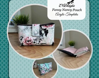 Fansy Nancy Pouch Acrylic Template Set - ENDesigns