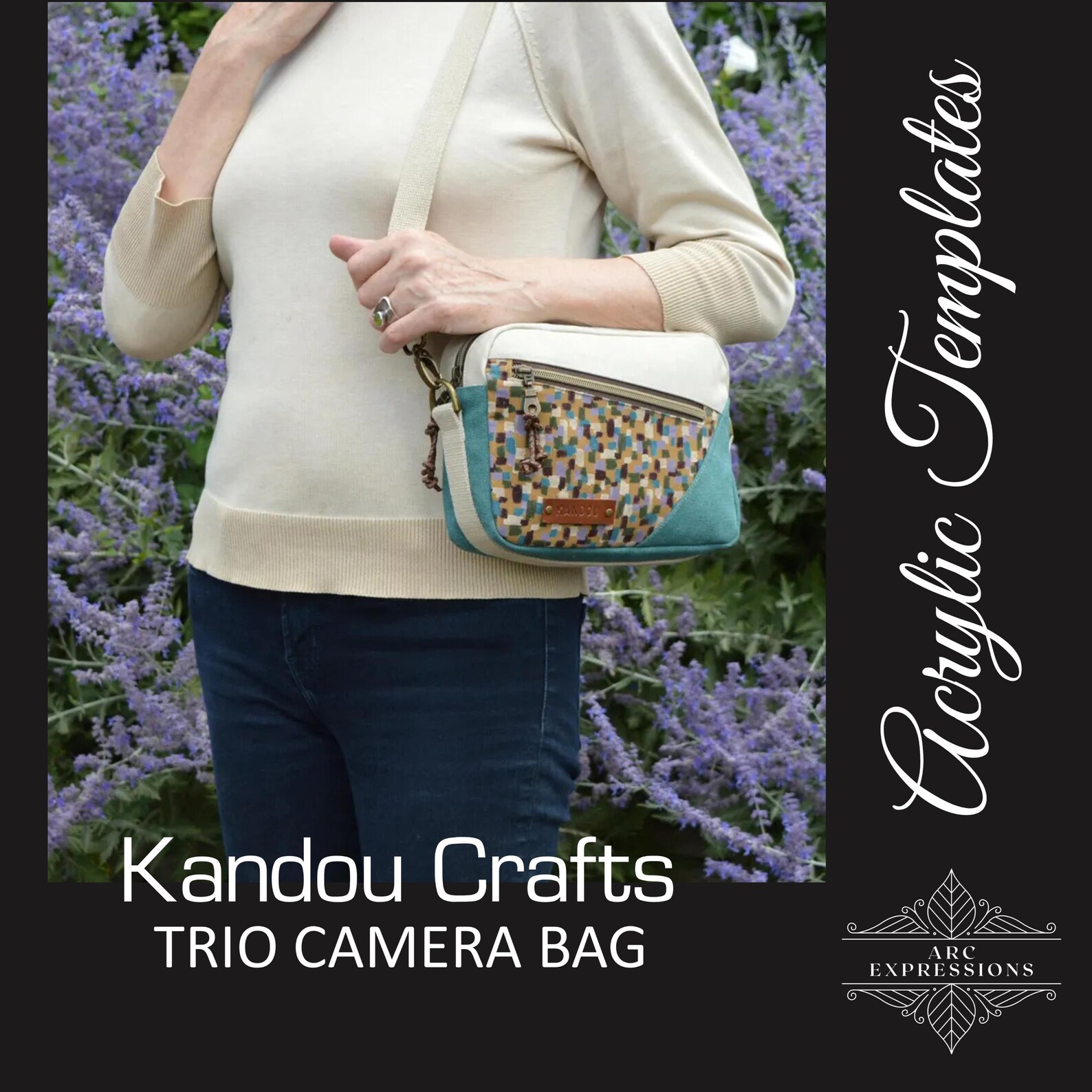 Kandou Crafts Trio Camera Bag Acrylic Template Set - Etsy