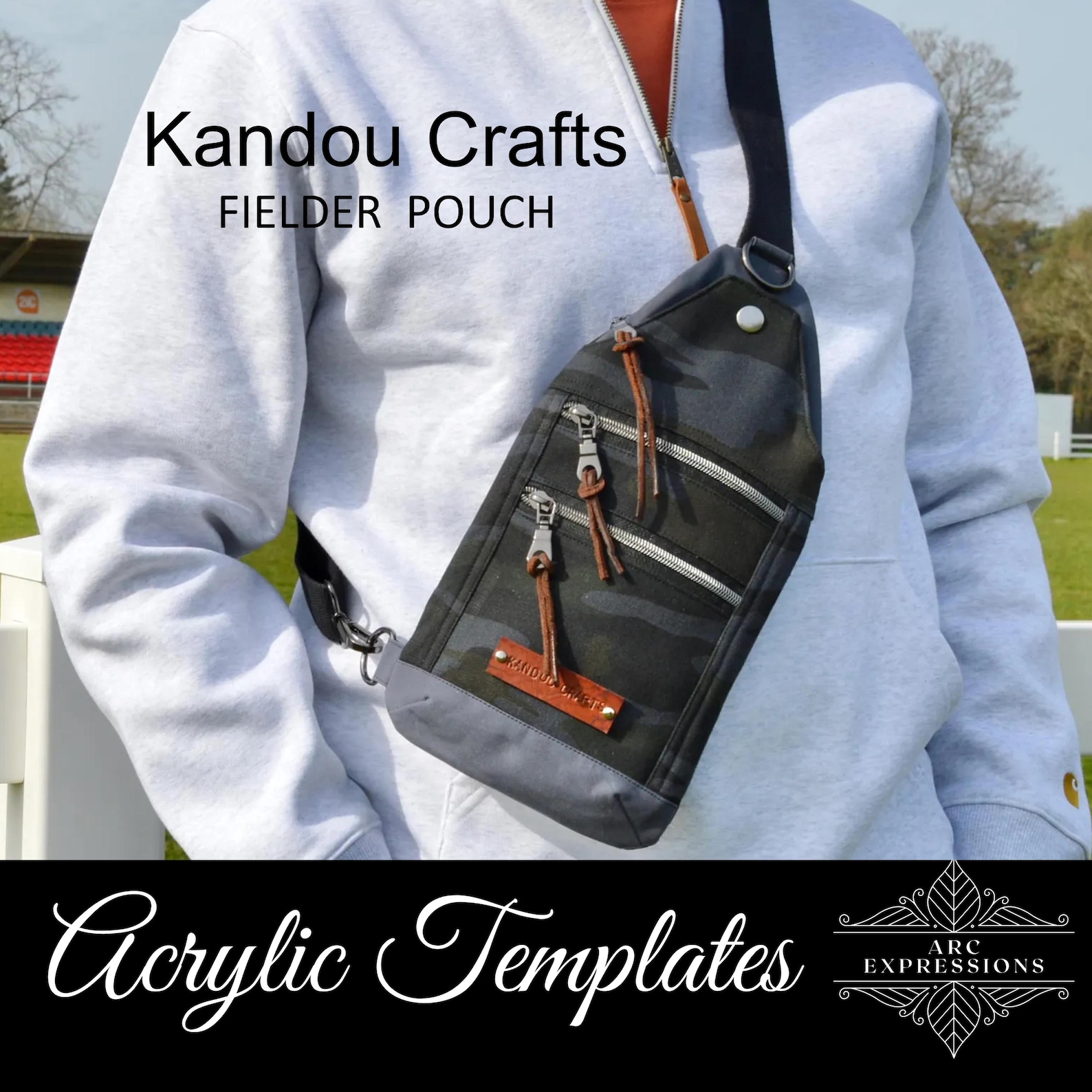 Kandou Crafts Fielder Pouch Acrylic Template Set - Etsy