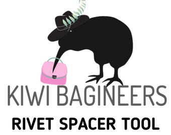 Kiwi Bagineers Rivet Spacer Tool: Acrylic Template for Rivet Placement