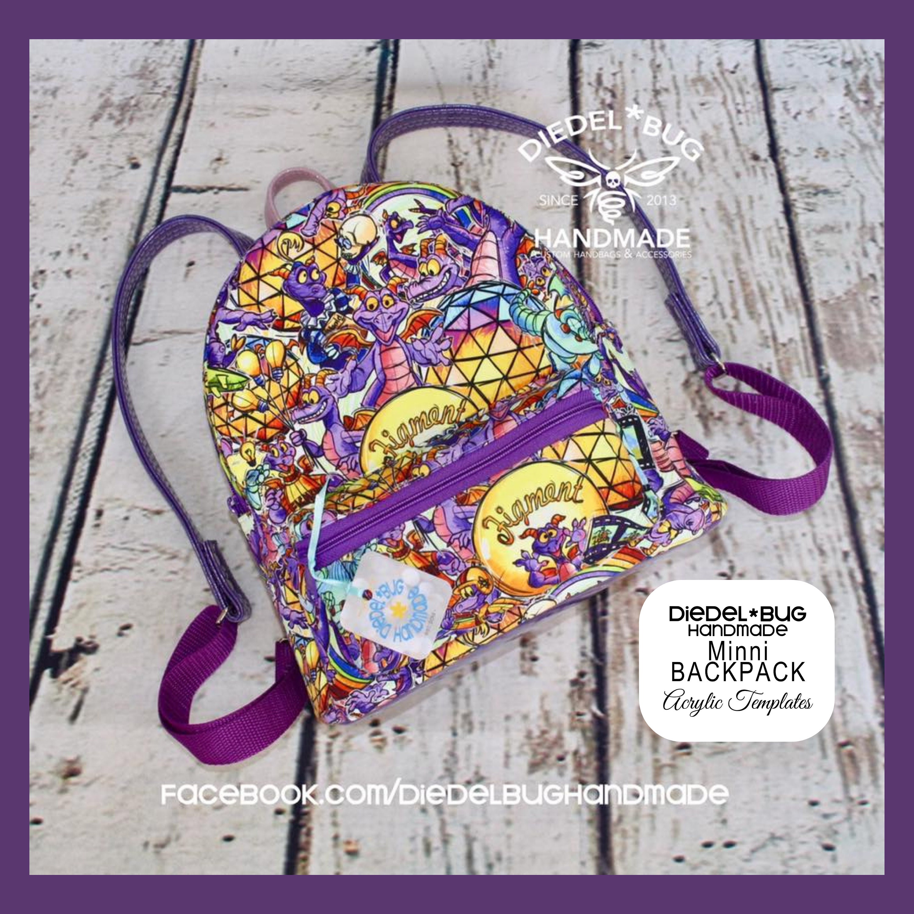 diedelbug mini backpack Diedelbug Handmade Diedelbug Mini Backpack Pattern Mini Backpack Sewing  Pattern, Simple Pattern Instructions, Step By