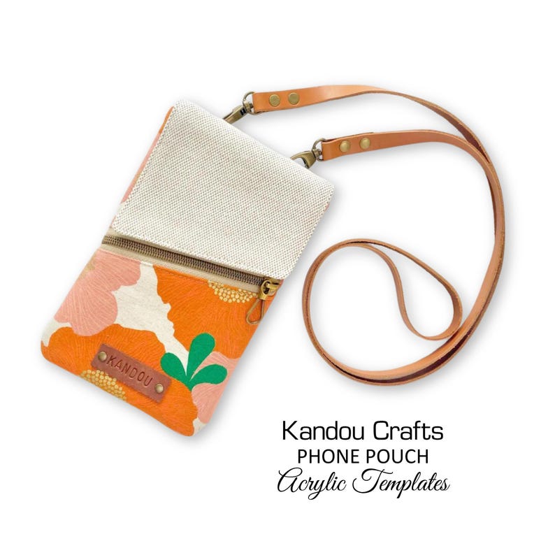 Kandou Crafts Three-way Phone Pouch Acrylic Template Set - Etsy
