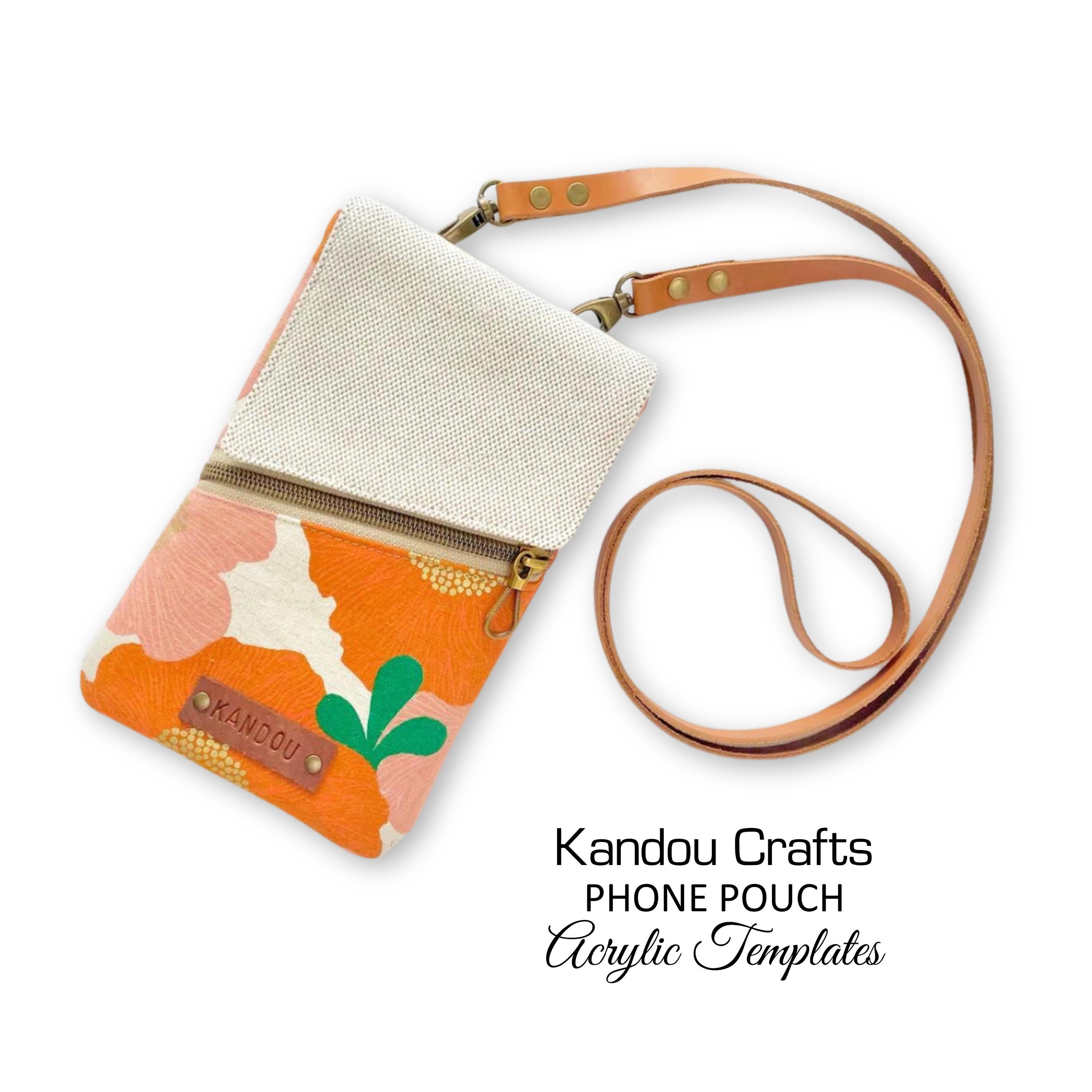 Kandou Crafts Three-way Phone Pouch Acrylic Template Set - Etsy