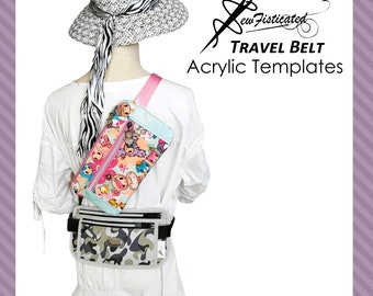 Travel Belt Acrylic Template Set: Sewfisticated Craft Designs