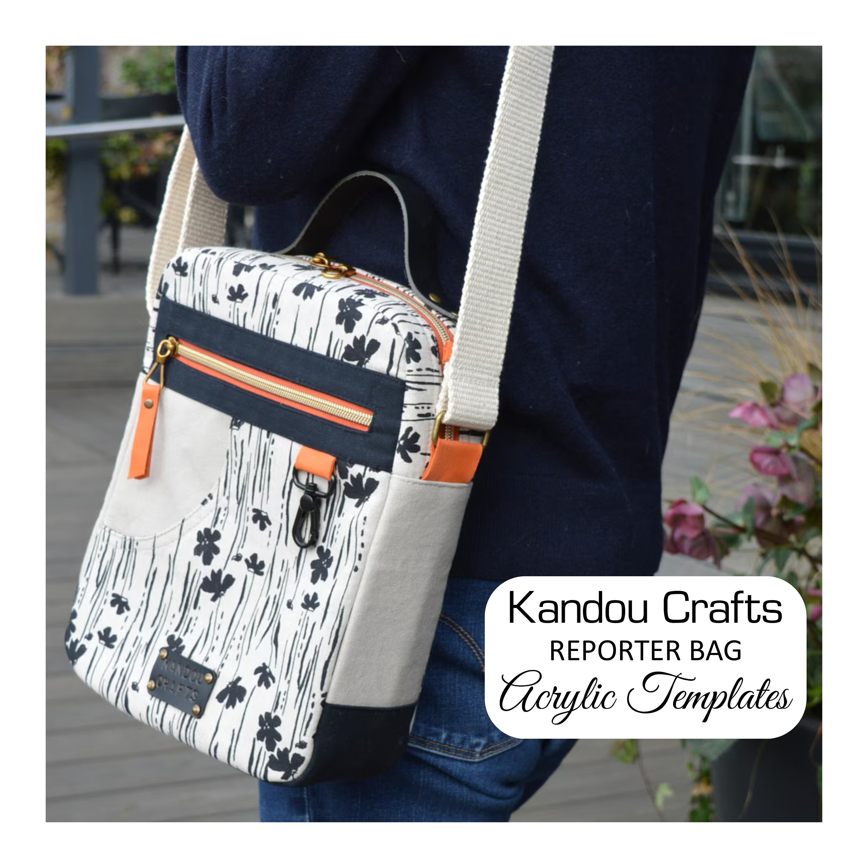 Kandou Crafts Reporter Bag Acrylic Template Set - Etsy