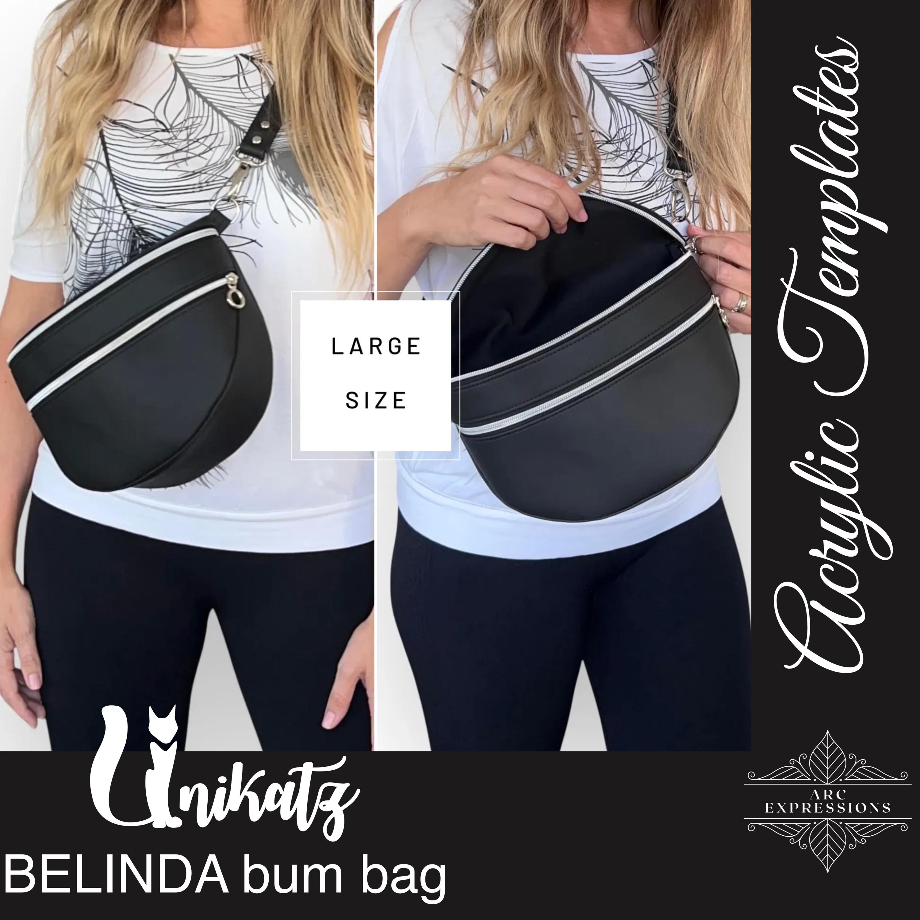 NEW to the Shop! Belinda Bum Bag by Unikatz Acrylic Template Set