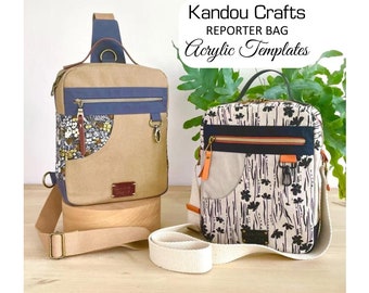 Kandou Crafts Reporter Bag Acrylic Template Set