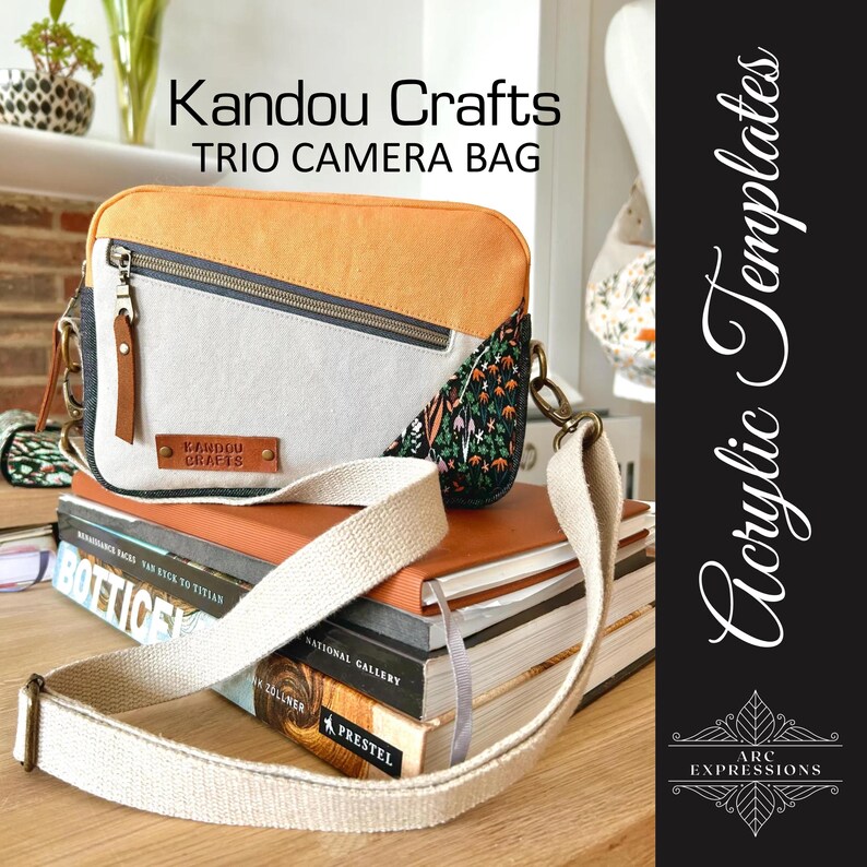 Kandou Crafts Trio Camera Bag Acrylic Template Set - Etsy