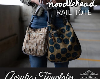 Trail Tote by Noodlehead Acrylic Template Set! Made in the USA!