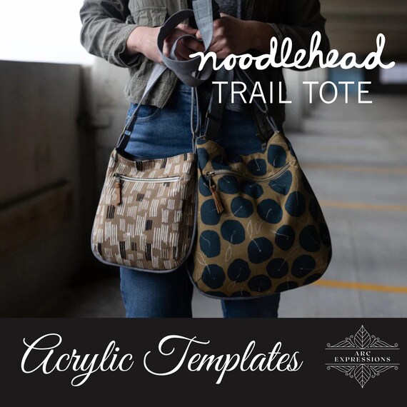 Trail Tote by Noodlehead Acrylic Template Set! Made in the USA