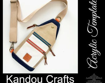 Kandou Crafts Fielder Pouch Acrylic Template Set