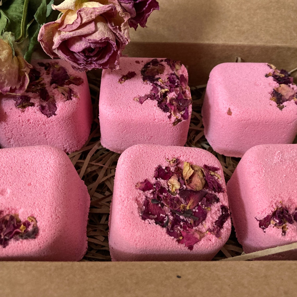 6 Aromatherapy Shower Steamers Steamy Shower Gift Boxed Made Etsy