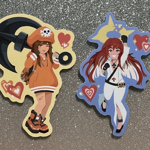 ggst || may and jack-o vinyl sticker