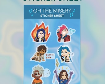 arcane || sticker sheet