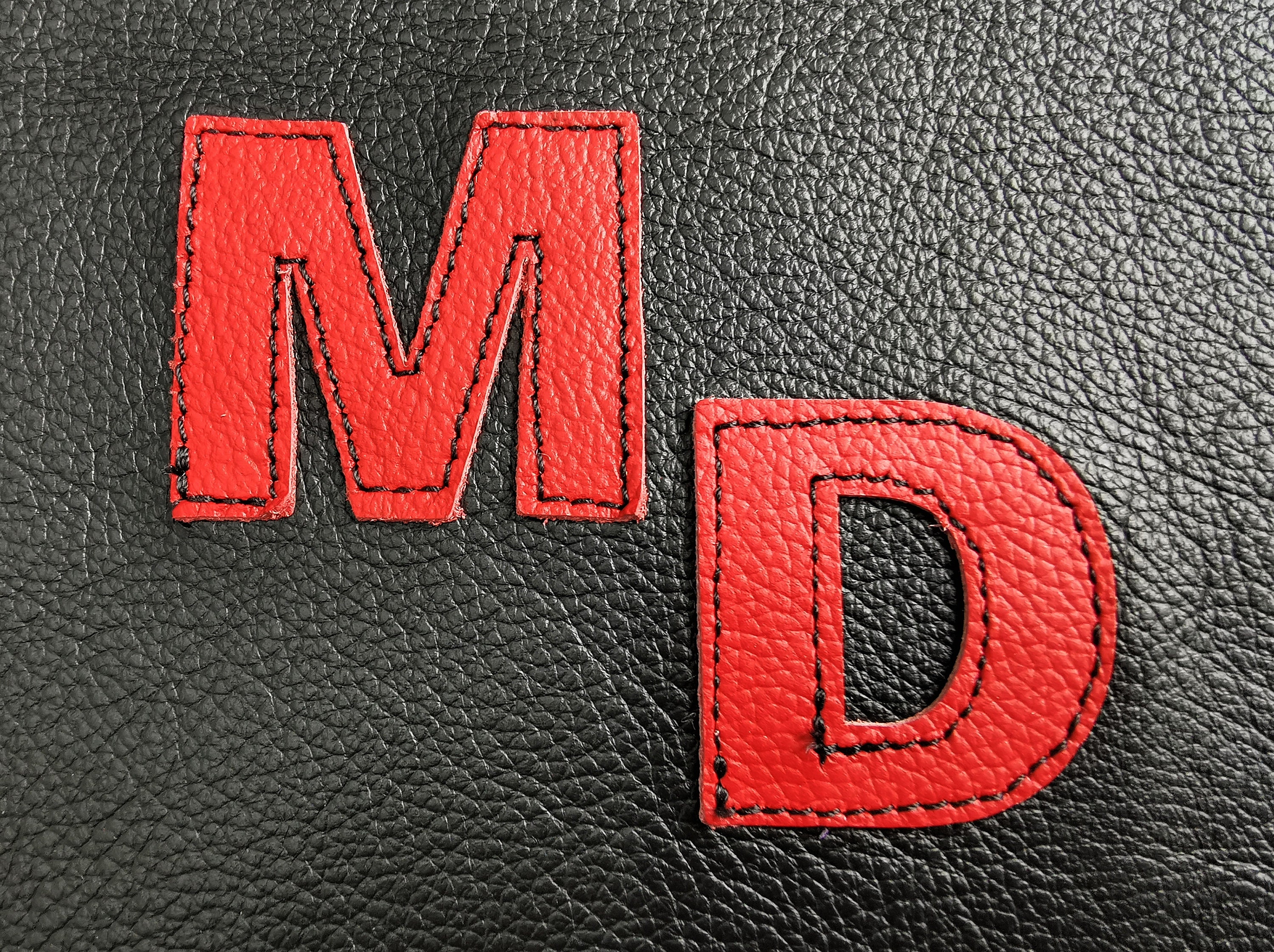 Leather Letters for Sticking Print Letters Initial Adhesive Etsy