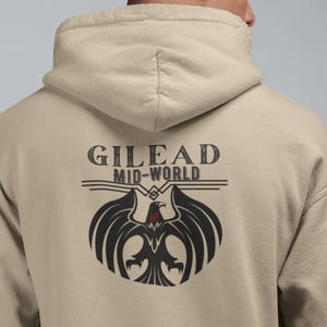 Gilead Mid-World Hoodie, Dark Tower Hooded Sweatshirt, Unique Stephen King Fan Gift For Boyfriend Who Loves To Read.