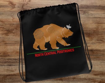 The Dark Tower Drawstring Bag, Central Positronics Themed Accessory For Stephen King Fan.