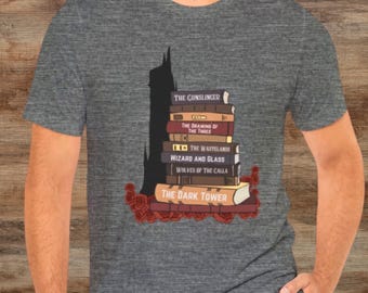 Books Tower Short Sleeve, Constant Reader Gift