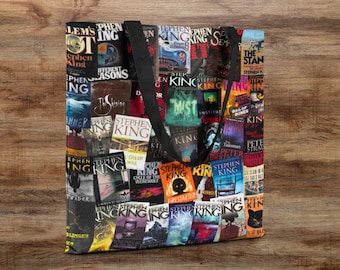 Stephen King BookCovers Tote Bag