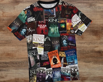 Stephen King Shirt, Book Covers Tshirt