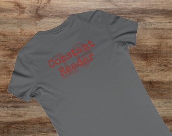Constant Reader Tee, Womens Stephen King Shirt