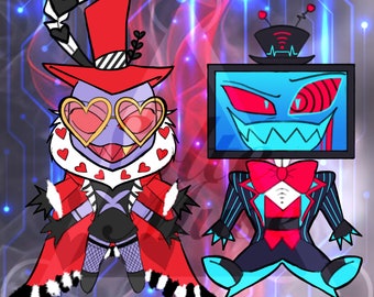 VoxVal Hazbin Hotel Vox Valentino Plush