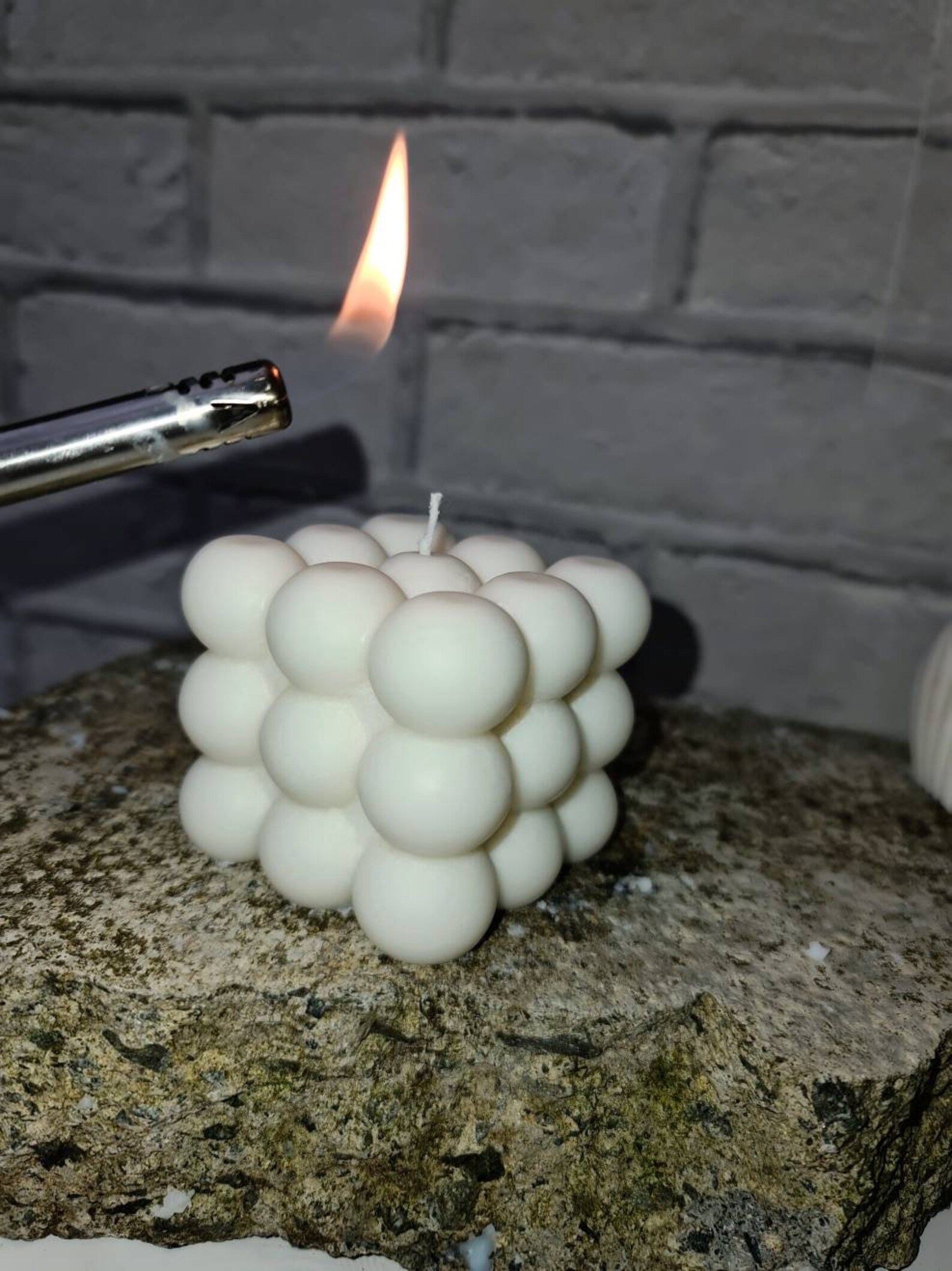 Bubble Candle Soy wax Candle Scented Bubble Handmade Etsy