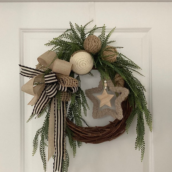 Everyday Front Door Wreath, Grapevine Everyday Wreath, Grapevine Wreath for Front Door, Front Porch Grapevine Wreath, Wreath for Front Door