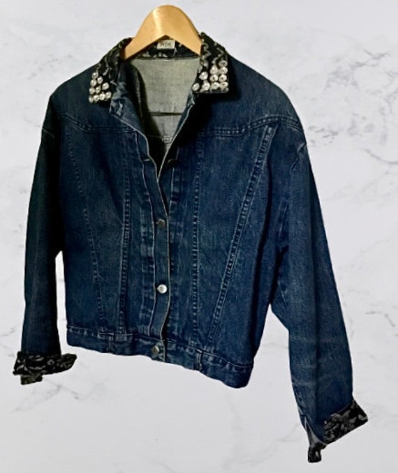 Women’s Designer Jean Jacket, Jean Jacket for Women, … Gem