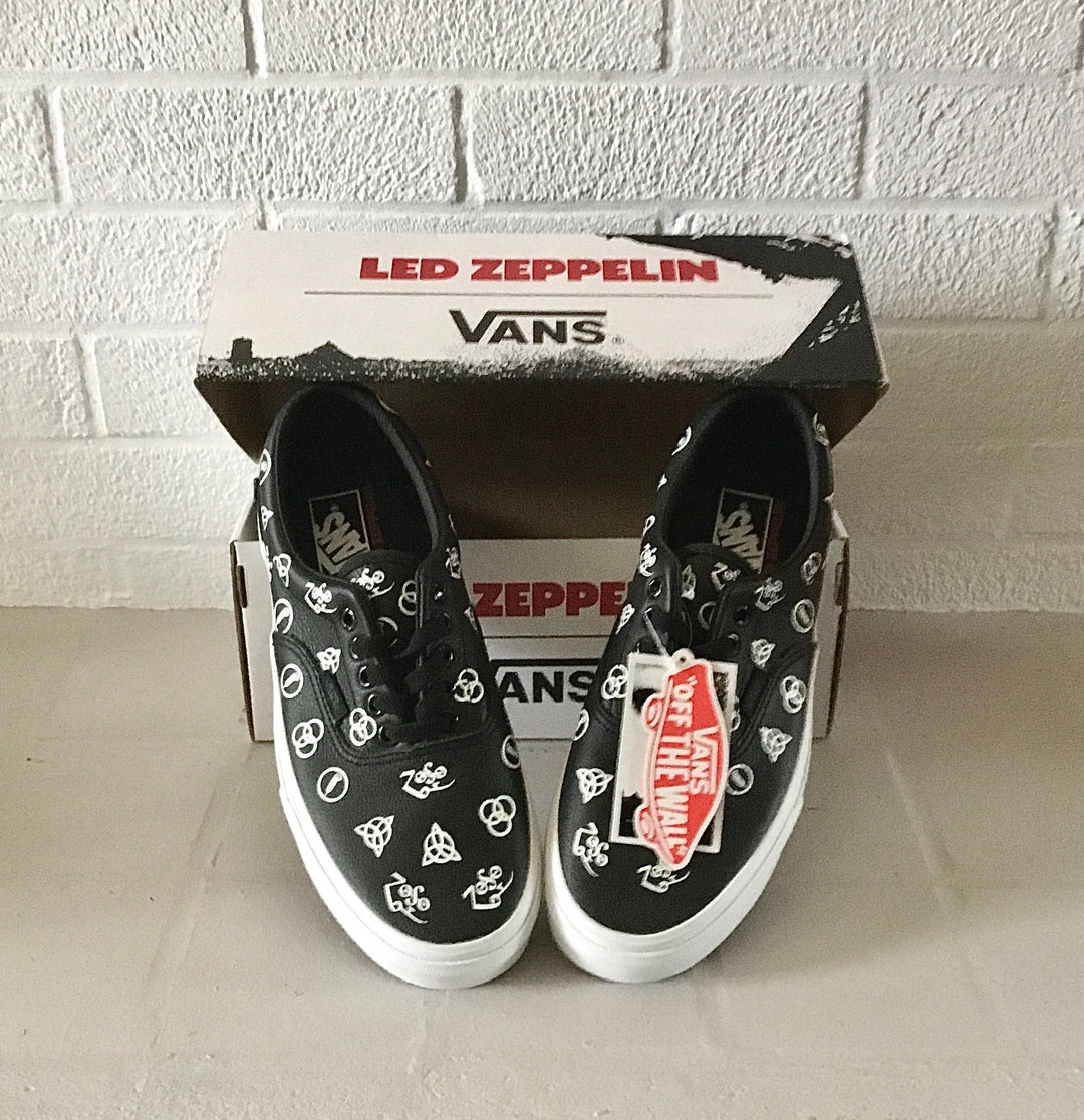 Led Zeppelin Vans Collector Sneakers Vans Sneakers Led Etsy